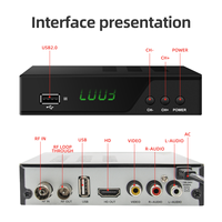 H.264 H.265 TV Box DVB T/T2 vous-tube Wifi PVR lecteur multimédia 1080P Simple Android TV numérique péritel AV câble DVB-T2 décodeur