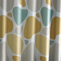 Usine En Gros Design Moderne Rideau Tissu Textiles Maison Rose Imprimé Rideau Tissu Pour Chambre Fenêtre