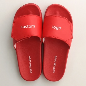 รองเท้าแตะชายหาดแบบแบน, รองเท้าแตะ PVC ดีไซน์ล่าสุดสำหรับผู้ชาย, รองเท้าแตะแบบสไลด์พร้อมสติกเกอร์โลโก้แบบกำหนดเอง, รองเท้าแตะผู้ชายแบบสไลด์ปี 2019 - Product Image 5