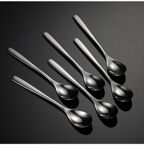 Commercio all'ingrosso in metallo 304 in acciaio inox cucchiaio per mescolare caffè pesante manico quadrato <span class=keywords><strong>argento</strong></span> <span class=keywords><strong>cucchiaino</strong></span> - Product Image 6