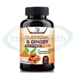 オースレソン プライベートラベル 3500mg ターメリック＆ブラックペッパー ガーリックエキス 健康補助食品 ターメリックジンジャーカプセル - Product Image 2