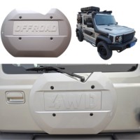 Boîte de rangement pour porte arrière tout-terrain pour Suzuki Jimny 2018+ 3/5 portes, boîte de transport rigide Pueatas, accessoires de modification extérieure