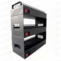 Système Philwill Phone Farm pour 1000 téléphones Android, boîtier HUB Ethernet OTG USB 3.0 à 20 ports, contrôle par lots de téléphones mobiles, 64 Mo de ROM