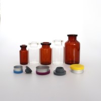 Ampoule médicale en verre ambré transparent de haute qualité 3 ml 4 ml 5 ml 10 ml 15 ml 20 ml 30 ml, flacon en verre brun, flacon pulvérisateur en caoutchouc