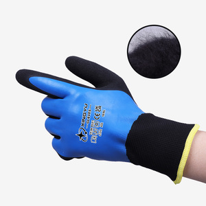 Guantes de Trabajo Recubiertos de Nitrilo Personalizados XINGYU, Guantes de Seguridad Antideslizantes para Clima Frío, Guantes de Protección de Nitrilo, Guantes Cálidos para el Trabajo - Product Image 4