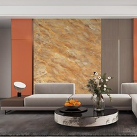 Panneau mural en PVC marbré BAIJAX, épaisseur 8 mm, impression numérique HD moderne, imperméable, revêtement UV, vente directe d'usine
