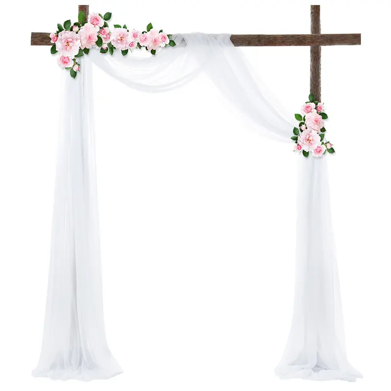 Wedding Arch Draping Photography Background Fabric Curtain Drapery Ceremony Reception Party Supplies Decoration