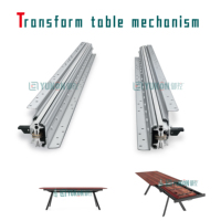 Table à manger extensible peu encombrante côté avant Quincaillerie de meuble transformable