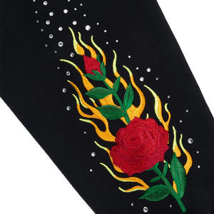 Sweats à capuche de luxe Grande qualité <span class=keywords><strong>Stranger</strong></span> Things Sweat à capuche pour jeunes Sweat à capuche brodé avec strass - Product Image 5