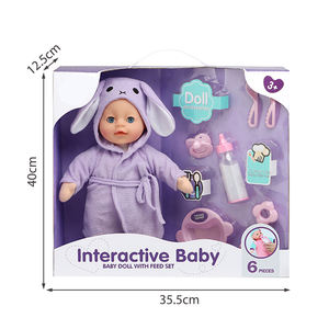 Set Gioco Interattivo per Bambole <span class=keywords><strong>Serie</strong></span> Invernale con Cappotto e Set Calmante con IC per Bambine - Product Image 6