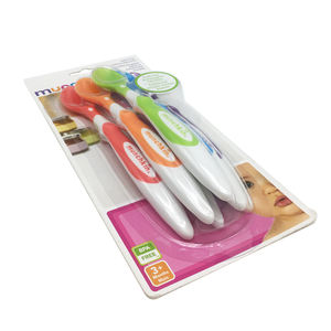 卸売カスタムスライドブリスターインサートカード包装ベビーシリコンスプーンホットシールカスタマイズ紙ブリスターパック - Product Image 3