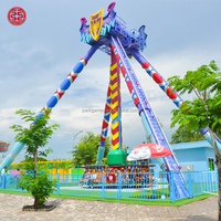 Manèges extrêmes de parc d'attractions, manèges à grande pendule rotative électriques d'extérieur avec lumières LED