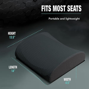 Cojín de soporte lumbar de espuma viscoelástica, almohada ortopédica <span class=keywords><strong>para</strong></span> asiento de coche, <span class=keywords><strong>silla</strong></span> de oficina - Product Image 6