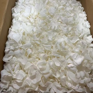 1kg di veri petali di rosa bianca essiccati <span class=keywords><strong>Confetti</strong></span> di <span class=keywords><strong>fiori</strong></span> da sposa conservati congelati per proposta decorazione Baby Shower di san valentino - Product Image 2