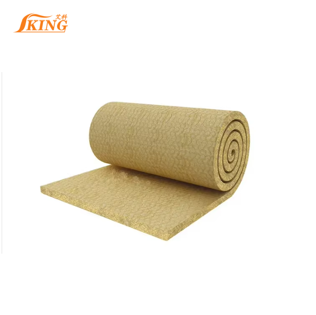 ISOKING for Industrial Mineral Wool Batts Insulation Mineral Wool Sheet 1.2m Width 100mm Thickness