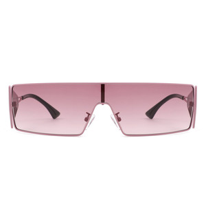 Vortex - Lunettes de soleil rectangulaires rétro enveloppantes carrées à la mode - Product Image 1