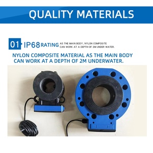 เครื่องวัดอัตราการไหลแบบอัลตราโซนิกแบบหนีบ ZC-T3-1-K DN50-DN100 OEM เครื่องทดสอบการไหล IP68 RS485 ความแม่นยำ +/-1% 100 ลูกบาศก์เมตร/ชั่วโมง สำหรับการเกษตร - Product Image 3