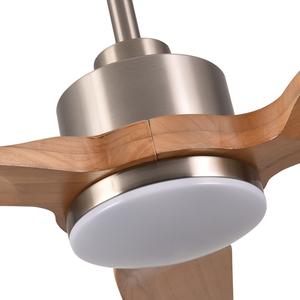 # 3422 Hot Sale 52-Inch Massief Houten Bladen DC Motor Moderne Minimalistische LED Plafondventilator met Licht Afstandsbediening Ventilo De <span class=keywords><strong>Lux</strong></span> - Product Image 3