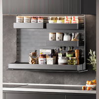 Armário de Cozinha por Atacado com Design Personalizado, Cesto Elevatório para Armazenamento de Cozinha, Armário Elevador