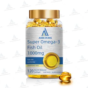 Saúde óleo de peixe DHA 300 omega 3 para o cérebro e suporte do sistema nervoso atacado vitamina impulso imunológico softgel cápsula