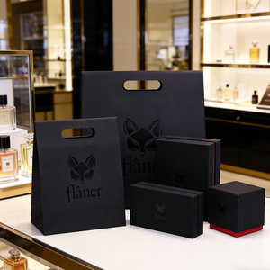 Luxury Gift Recyclable Custom Printing Lotion Makeup Lipstick Wigs Cosmetic Packaging Perfume Cardboard Paper Box And Bag Set