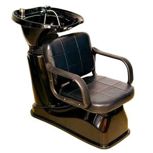 Sillón de Lavado de Cabello Semi-Reclinable para Belleza y Peluquería con Lavabo de Cerámica Ajustable, Pequeño y Sencillo - Product Image 2