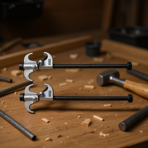 Abrazadera ajustable USHC de 12 pulgadas con resorte de acero para carpintería y metalurgia - Product Image 3