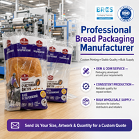 Sacs à pain micro-perforés en PP de qualité alimentaire pour machine automatique d'emballage de boulangerie, vente en gros