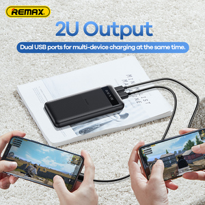 Cargador Rápido de 2.4A y Salida Simultánea para 3 Dispositivos, Diseño Ideal para Viajes con Pantalla Digital, Banco de Energía de 10000mAh RPP-10 RPP-10 - Product Image 2
