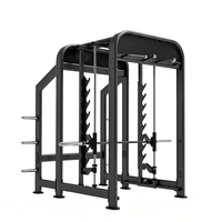 WENDY Commercial 3D Smith Machine Professionnel Multi-Fonctionnel Squat Power Rack avec Mouvements Horizontaux et Verticaux pour Salle de Sport