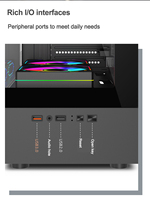 Boîtier d'ordinateur de jeu Gamer-X OEM/ODM Micro ATX Mid Tower USB3.0 avec verre trempé en stock