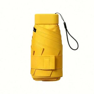 Parapluie de voyage manuel pliable mini UV 19 pouces 6K, léger, couleur personnalisée, moderne, 8 baleines, en pongee, anti-chaleur, fabrication OEM Chine - Product Image 3