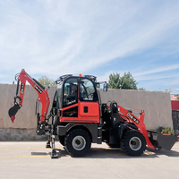 Mini-tracteur agricole 4x4 remorquable Everstar le moins cher avec chargeur arrière et pelle hydraulique à vendre