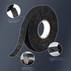 Ruban de câblage en polyester en gros, haute température, anti-absorption, <span class=keywords><strong>sangle</strong></span> de <span class=keywords><strong>voiture</strong></span>, flanelle ignifuge, adhésif insonorisant - Product Image 4