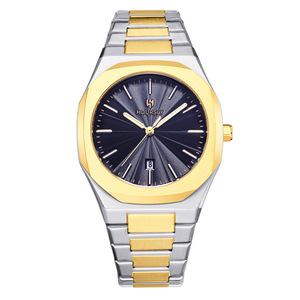 Reloj <span class=keywords><strong>de</strong></span> <span class=keywords><strong>Noche</strong></span> para Hombre <span class=keywords><strong>de</strong></span> Lujo y Alta Calidad, en Acero Inoxidable Azul Plateado, con Función <span class=keywords><strong>de</strong></span> Fecha - Product Image 5