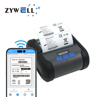 Étiqueteuse portable ZYWELL ZY-M330B, mini imprimante thermique de codes-barres et de reçus, 3 pouces (80 mm)
