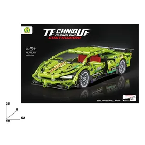 Technique Racing Car 499 Pcs <b>Building</b> <b>Blocks</b> Set Supercar Model For Kids Ages 6 Plus - Product Image 2