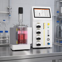 Bioréacteur de laboratoire de 4 L pour la culture de cellules végétales et la fermentation, bioréacteur de laboratoire à l'échelle pilote en acier inoxydable 316L