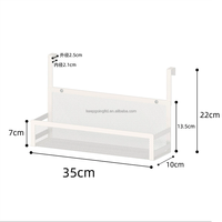 Étagère à épices en métal pour la maison, panier de rangement suspendu, banc de rangement