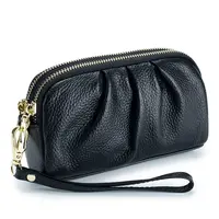USENGKA, новый дизайн, Женская вместительная сумка из натуральной кожи, кошелек, двухслойная сумка, сумка для мобильного телефона