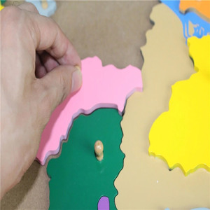 Puzzle in Legno della Mappa della Francia Montessori, Strumenti Didattici di Geografia per Asilo, Giochi Educativi per Bambini e Adolescenti - Product Image 5