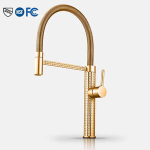 อ่างล้างจานแบบสปริงก๊อกน้ำแบบเลื่อนลงสุดหรูทันสมัย - Product Image 1