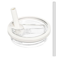 Couvercle anti-fuite avec paille rabattable de 40 oz, couvercle de remplacement pour gobelet Stanley, accessoires pour gobelets