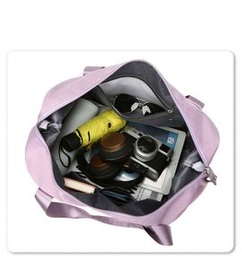 กระเป๋าเดินทางแบบพับได้ ขยายได้ กันน้ำ สำหรับใส่ของแห้งและเปียก ใช้ได้หลากหลาย ทั้งโยคะ ออกกำลังกาย สะพายไหล่ หรือถือ สำหรับผู้หญิง ขายดีอันดับต้นๆ - Product Image 6