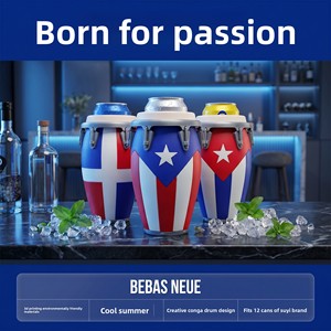 Soporte para Bebidas Impreso en 3D, Creativo Soporte Cilíndrico para Bebidas, Soporte Único en Forma <span class=keywords><strong>de</strong></span> <span class=keywords><strong>Barril</strong></span> para Vasos <span class=keywords><strong>de</strong></span> <span class=keywords><strong>Cerveza</strong></span>, Accesorios para Fiestas - Product Image 3
