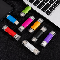 Memoria USB C Personalizada con Logotipo, 64GB, Pendrive Metálico, Tipo C, OTG, Unidad Flash 3.0, 2 en 1, Disco U, 128GB, Unidad Flash USB 3.0