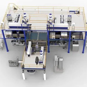 high currency SMS PP spunbond nonwoven fabric machine wide range