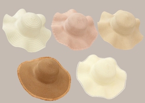 Summer Adults Breathable Sunhat Striped Travel Casual <b>Party</b> Simple Beach Straw Sun <b>Hat</b> - Product Image 3