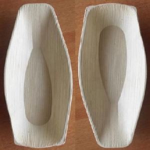 Juego de vajilla Stealth desechable ecológica de grado alimenticio 100%, Platos y platos grabados con patrón de planta de hoja de palma Areca - Product Image 6