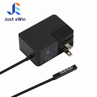 Adaptateur de chargeur d'ordinateur portable authentique et neuf pour Microsoft Surface Pro 2 24W 12V 2A PD 3.0 SCP Charge rapide